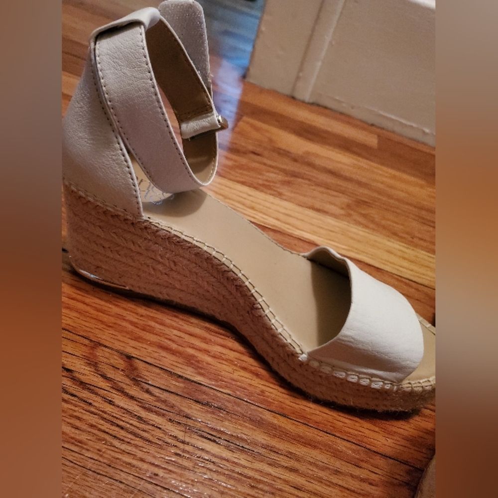 Franco Sarto White strap sandals